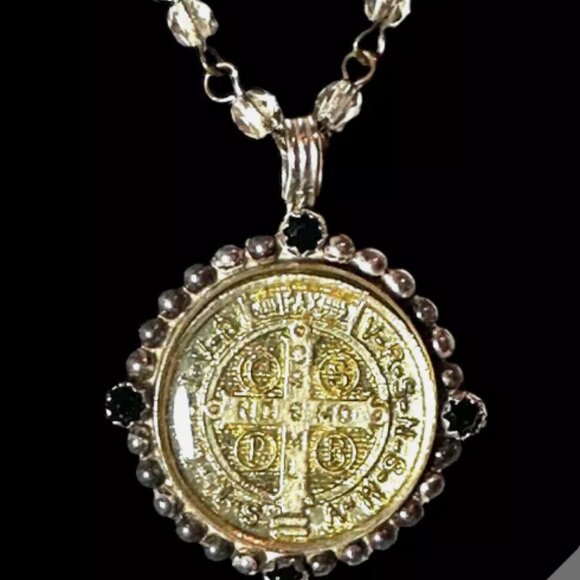 Virgins Saints & Angels San Benito Magdalena Multistrand Cloister Necklace (EUC) - Picture 6 of 12